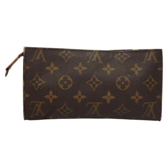 LOUIS VUITTON Monogram Bucket GM Pouch Accessory Pouch LV Auth BA1546 - Picture 1 of 16